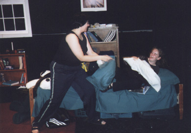 Michelle Capasso and Pippa Breashear as Sue and Gaby