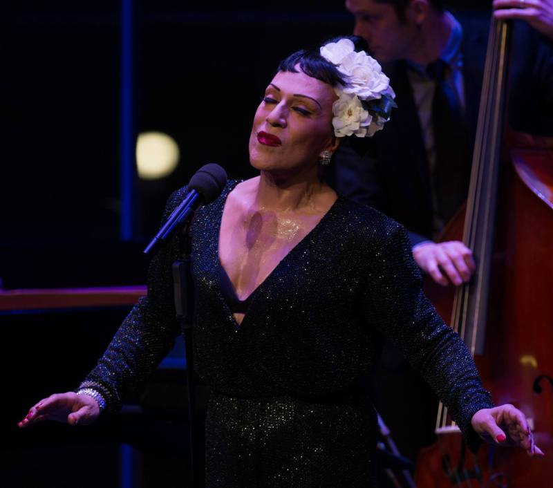 Joey Arias in tribute to Billie Holiday
